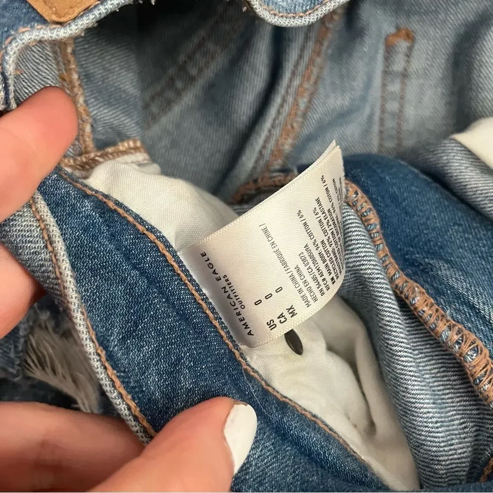 American Eagle Highest Rise 90s Boyfriend Shorts size 0
